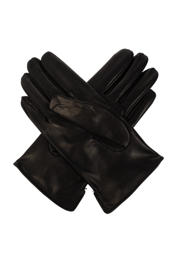 【関税&送料込】Dolce & Gabbana Gloves Black Dolce & Gabbana Black Short Gloves Dolce & Gabbana
